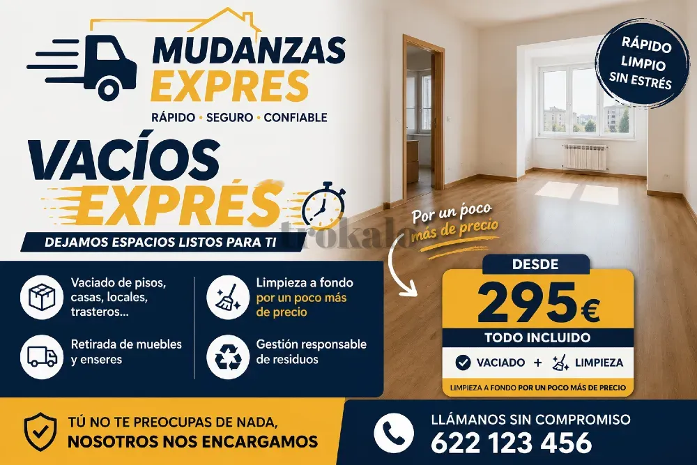 Vacio Pisos o Mudanzas Elche - foto 1