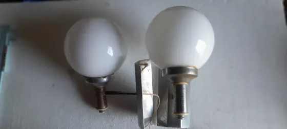 Lámparas de Baño Vintage Metal y Cristal Elche