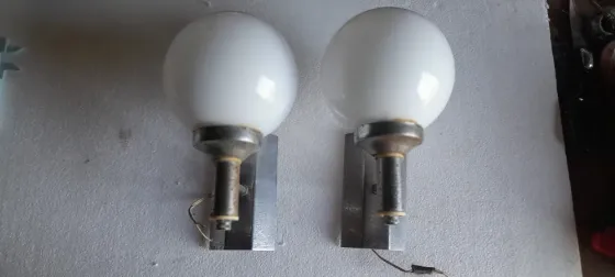 Lámparas de Baño Vintage Metal y Cristal Elche