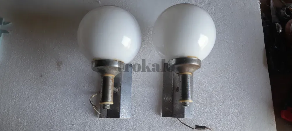 Lámparas de Baño Vintage Metal y Cristal Elche - foto 1