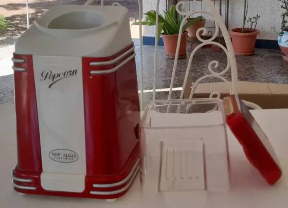 Máquina de Palomitas Roja Estilo Retro Elche