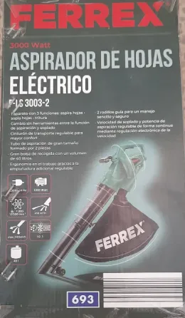 Aspirador/Soplador de Hojas Ferrex Elche