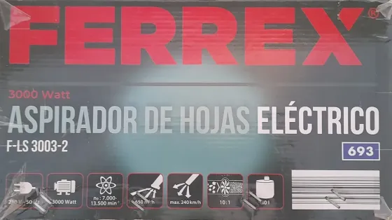 Aspirador/Soplador de Hojas Ferrex Elche