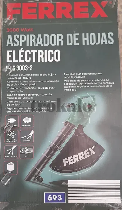 Aspirador/Soplador de Hojas Ferrex Elche - foto 4