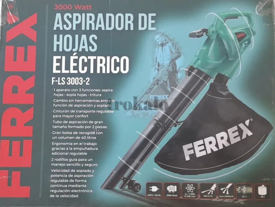 Aspirador/Soplador de Hojas Ferrex Elche - foto 3