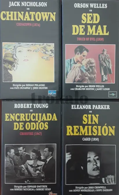 Colección Incompleta "Cine Negro" Vhs Elche - foto 2