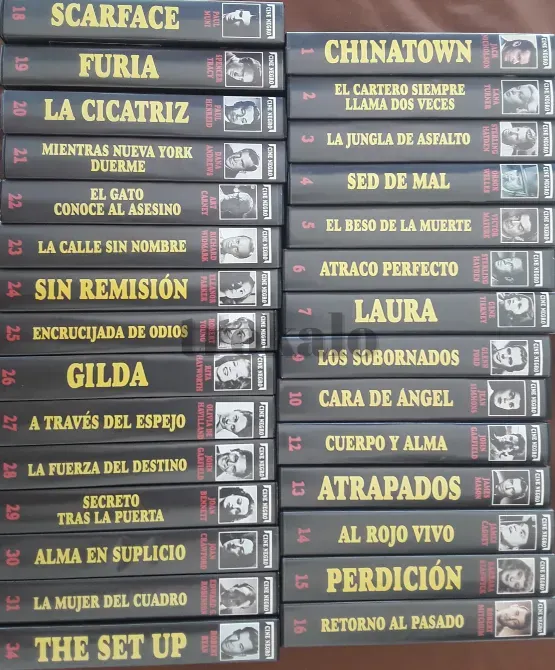 Colección Incompleta "Cine Negro" Vhs Elche - foto 1