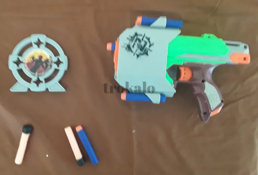 Pistola Nerf Con Diana y Dardos Elche - foto 4