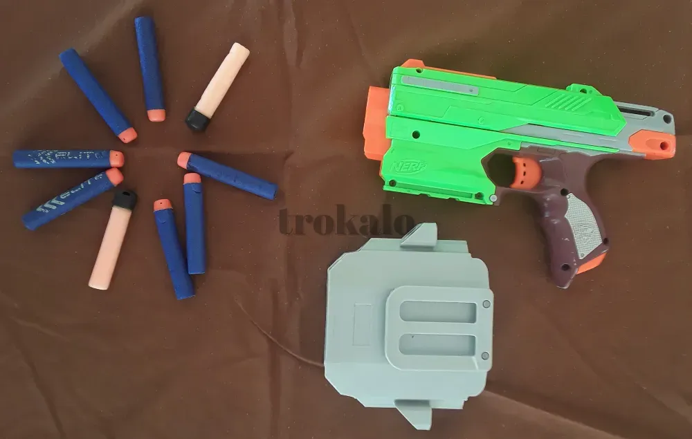 Pistola Nerf Con Diana y Dardos Elche - foto 5