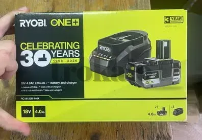 Batería y Cargador Ryobi One+ 18V 4.0Ah Zarautz - foto 1