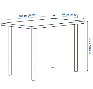 Mesa de Escritorio Ikea Blanca Elche