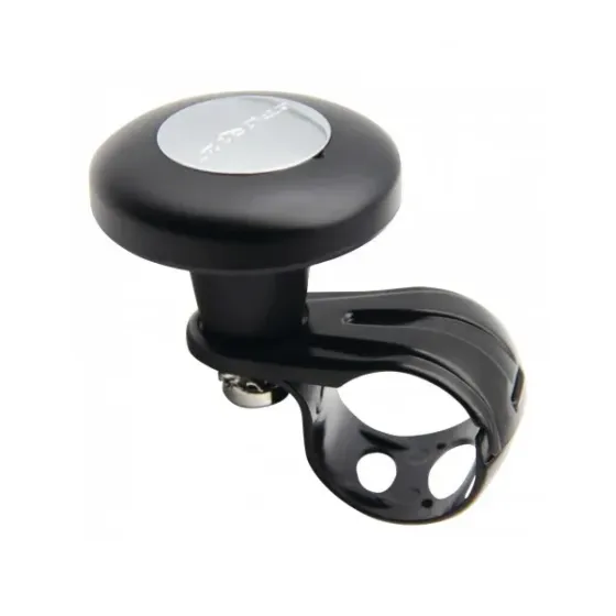 Pomo Manillar Moon Shape Negro/Cromo Madrid