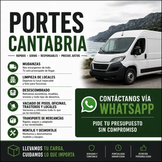 Portes y Mudanzas Cantabria Santander