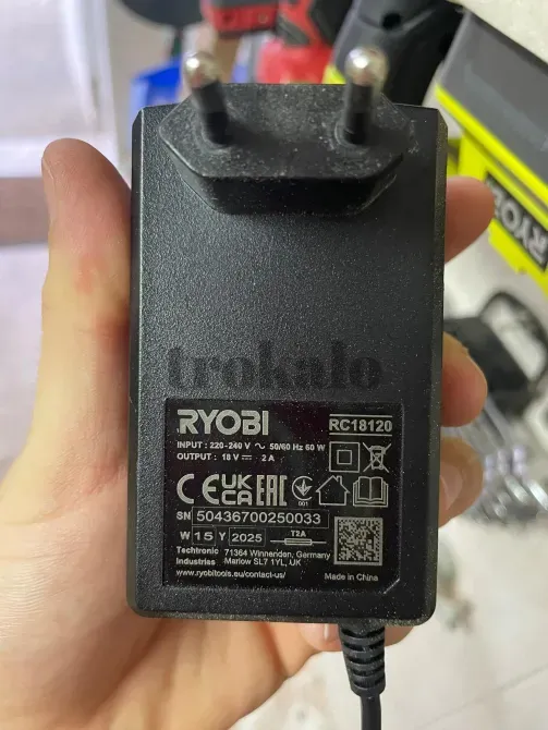 Cargador 18V 2A One+ Ryobi Zarautz - foto 3