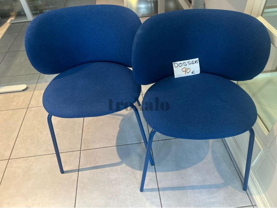Vendo 2 Sillas Azul Benalmadena - foto 1