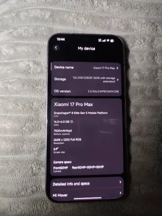 Xiaomi 17 Pro Max Madrid