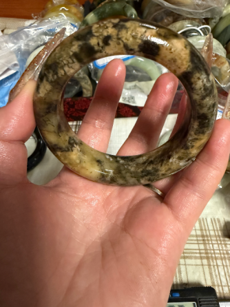 Pulsera de Jade Natural Puro Palma