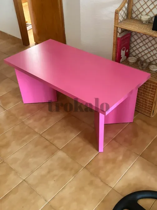 Mesa Madera Fucsia, Ideal Para Living o Espacios Decorativos Torrevieja - foto 3