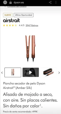 Dyson Airstrait Amber Silk Pontevedra